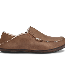 Moloā Slipper - Toffee / Dark Wood